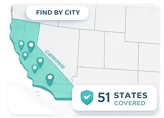 City-level map selection